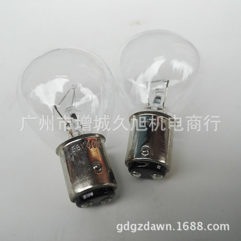 臺灣電動叉車專用燈泡 56V 40W 雙點高低腳FOR豐田TCM小松NICHIYU工廠,批發,進口,代購