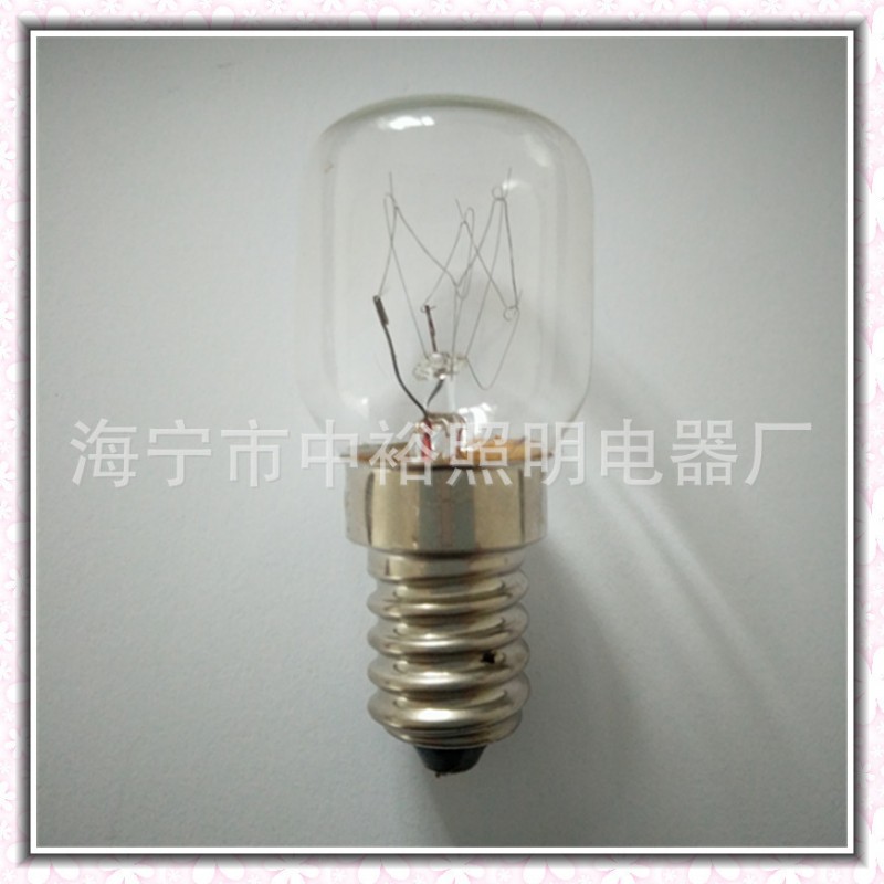 廠傢批發微波爐燈泡 T25 10W E14/E12透明 110V-240V 耐高溫300℃工廠,批發,進口,代購