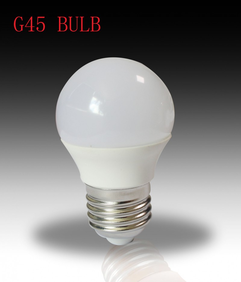 深圳led球泡燈外殼 塑包鋁套件 G45-E27球泡燈 5W球泡燈配件工廠批發・進口・工廠・代買・代購