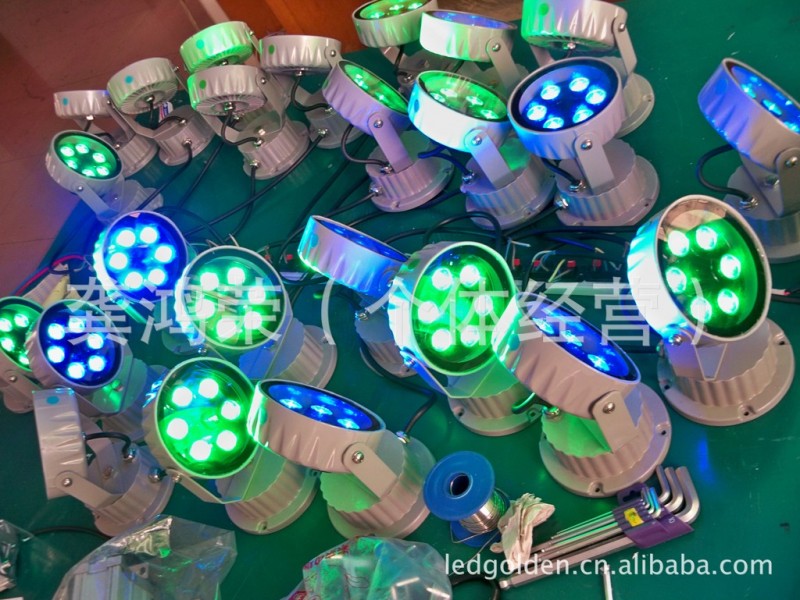 LED綠光6瓦高穿透力IP65防塵防霧投射燈，樹木照明投射燈批發・進口・工廠・代買・代購