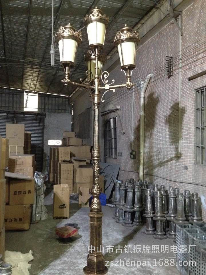 4頭翻沙鋁燈，高檔大氣庭院燈，庭院燈生產廠傢，振牌戶外照明批發・進口・工廠・代買・代購