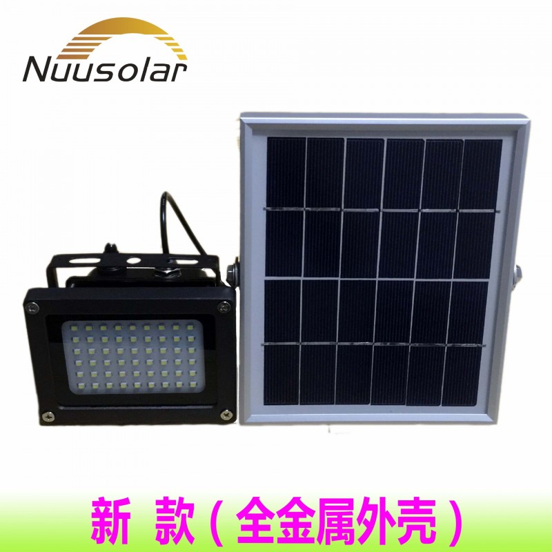 新款全金屬外殼 54LED太陽能泛光燈投光燈 廣告招牌燈  L-400C工廠,批發,進口,代購