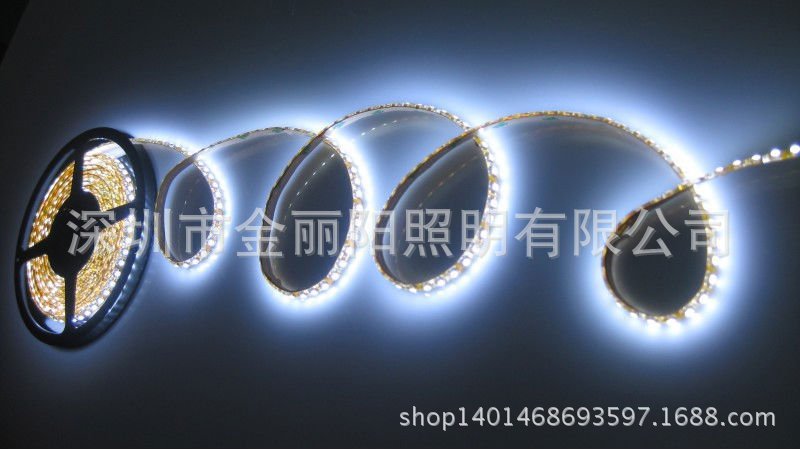 深圳龍華 專業LED燈帶加工廠 5050自然白 60燈每米 矽膠防水加工工廠,批發,進口,代購
