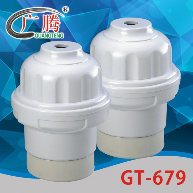 廣騰GT-679 E27陶瓷螺口燈頭 半塑燈頭批發・進口・工廠・代買・代購