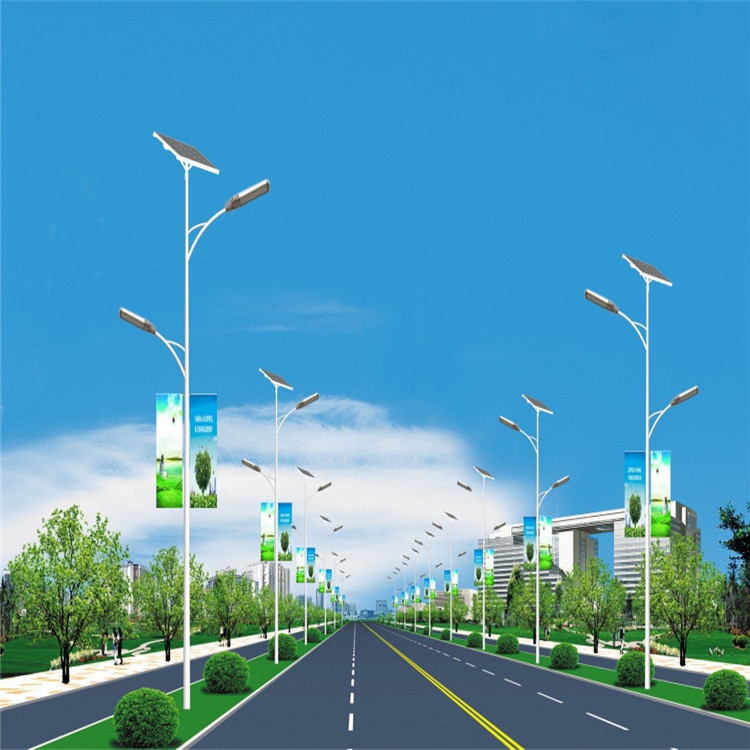 30W~80W風光互補路燈 LED太陽能路燈 廣場公路高低臂高桿路燈批發・進口・工廠・代買・代購