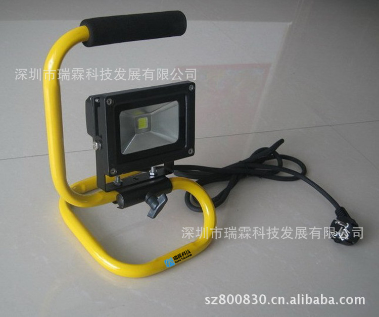 供應手提式LED泛光燈20W 集成大功率手提式帶支架LED泛光燈20W工廠,批發,進口,代購