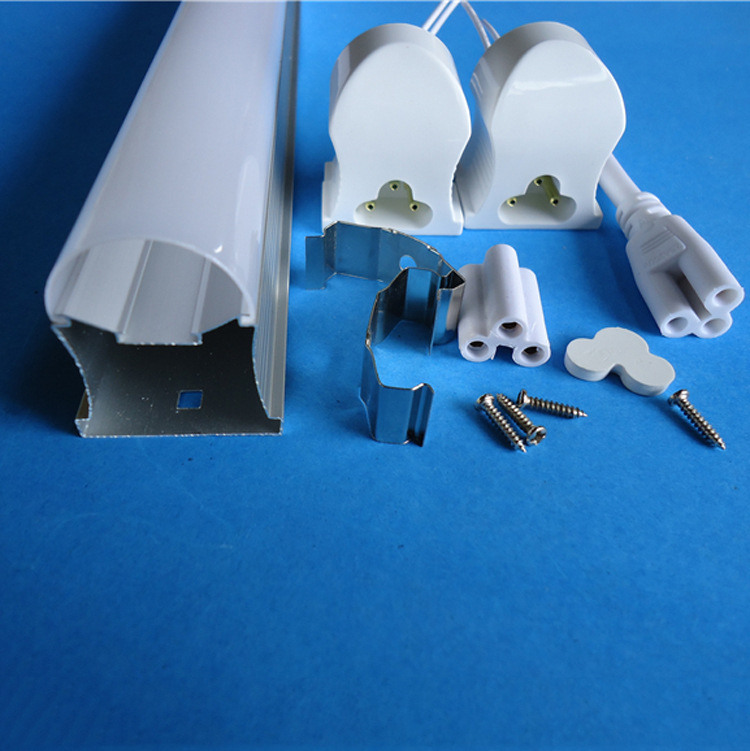 【直銷】 LED燈管外殼套件T8一體化卡扣 LED節能日光燈管T8套件批發・進口・工廠・代買・代購