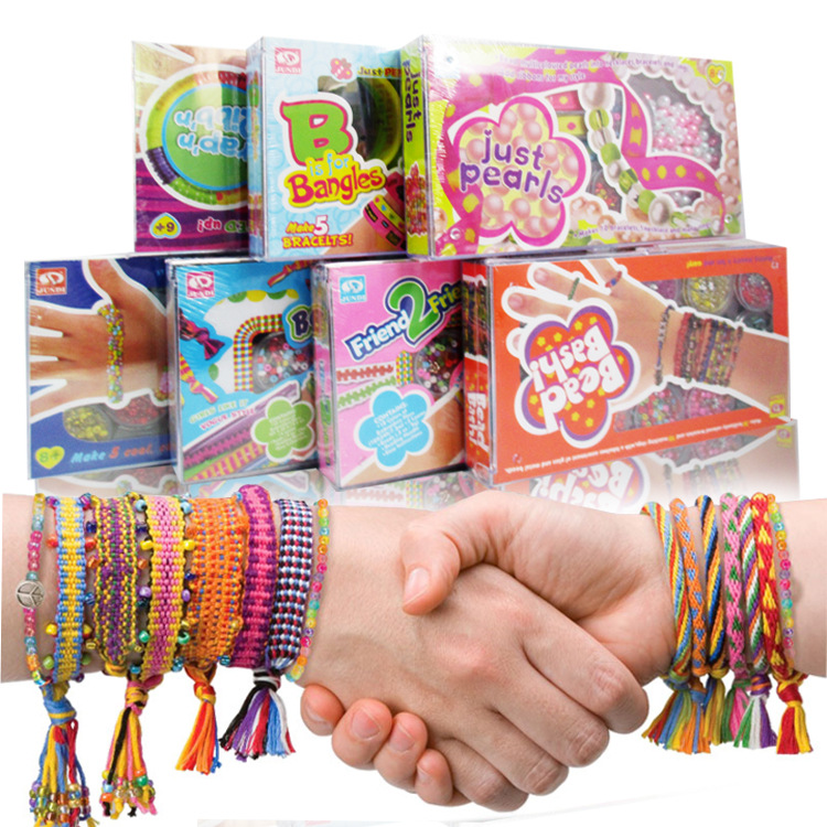 兒童DIY糖果色串珠散珠編織手鏈彩色早教益智手工玩具7款可選工廠,批發,進口,代購