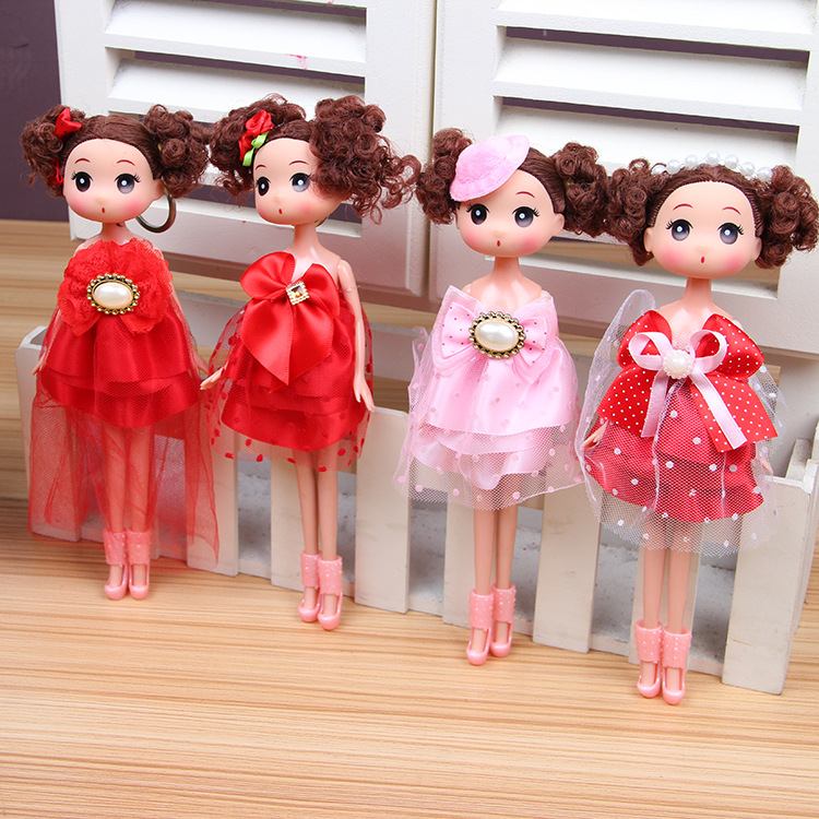 韓版兒童卡通動漫婚紗公主衣真眼迷糊娃娃女孩玩具禮物 外貿批發工廠,批發,進口,代購