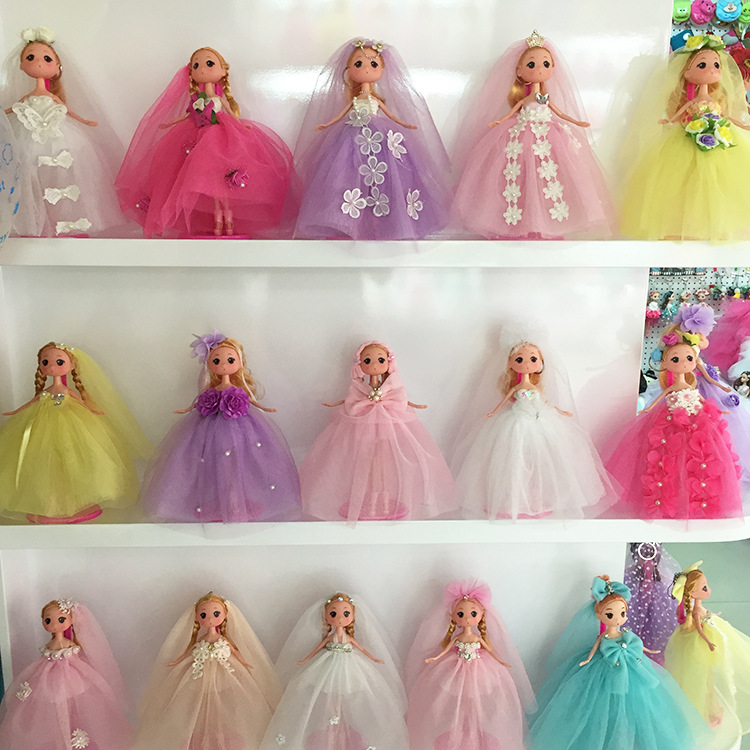兒童玩具迷糊娃娃 26cm大裙子迷糊娃娃 婚紗裙迷糊娃娃女孩玩具工廠,批發,進口,代購