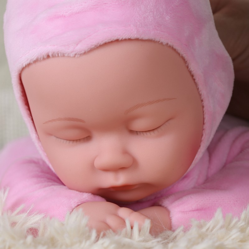 新款陪睡娃娃棉料仿真嬰兒安撫娃娃催眠寶寶可帶音樂益智兒童玩具批發・進口・工廠・代買・代購