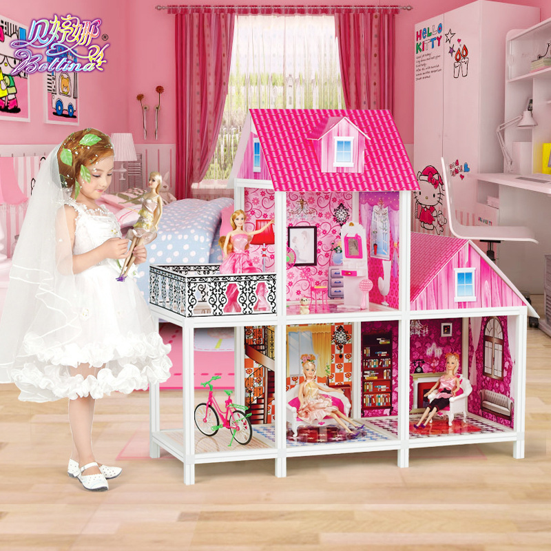 貝婷娜豪華別墅芭比娃娃套裝大禮盒 兒童玩具女孩生日禮物工廠,批發,進口,代購