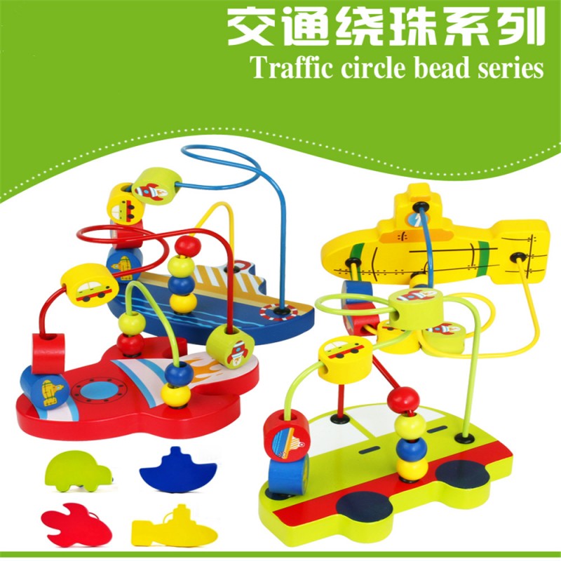 兒童動手動腦益智玩具【交通繞珠系列】幼兒園玩教具工廠,批發,進口,代購