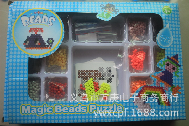 MAGIC BEADS 水拼珠 水黏珠 無毒環保 兒童DIY益智玩具 神奇豆豆工廠,批發,進口,代購
