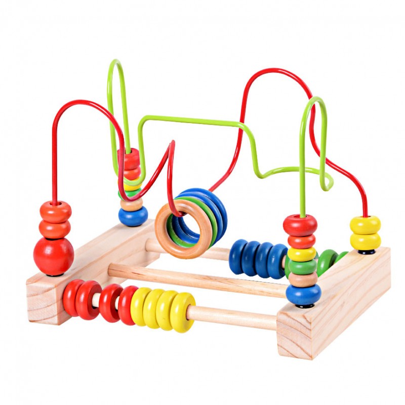 大號兒童串珠繞珠嬰兒益智力早教玩具10-11月寶寶積木1-2歲3周歲工廠,批發,進口,代購
