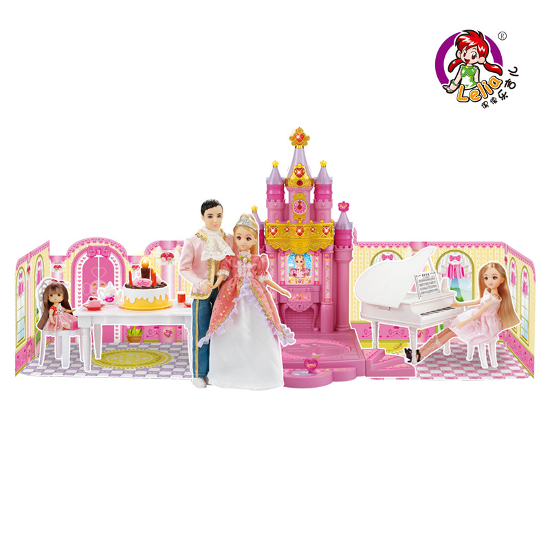 樂吉兒A020 公主與王子的生日舞會 娃娃套裝女孩過傢傢玩具批發・進口・工廠・代買・代購