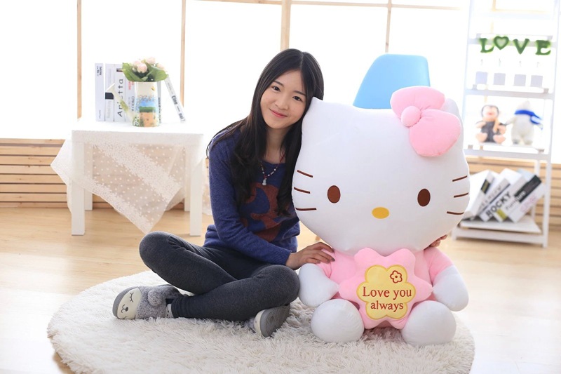 卡通可愛Hello Kitty 毛絨玩具公仔 大號佈娃娃女生生日禮物 批發工廠,批發,進口,代購