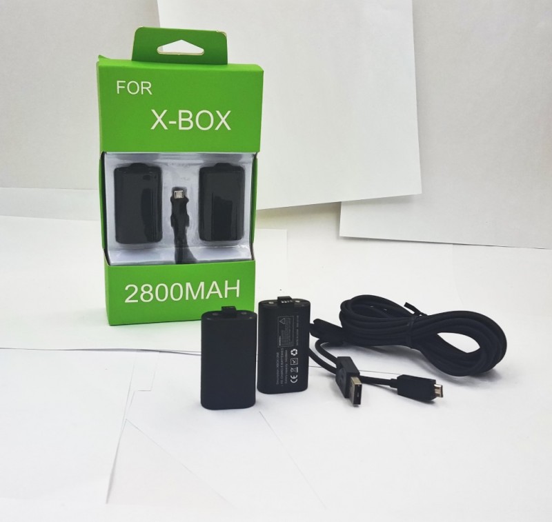 廠傢直供 XBOXONE雙電池+2.75米數據線套裝  遊戲電池配件批發・進口・工廠・代買・代購