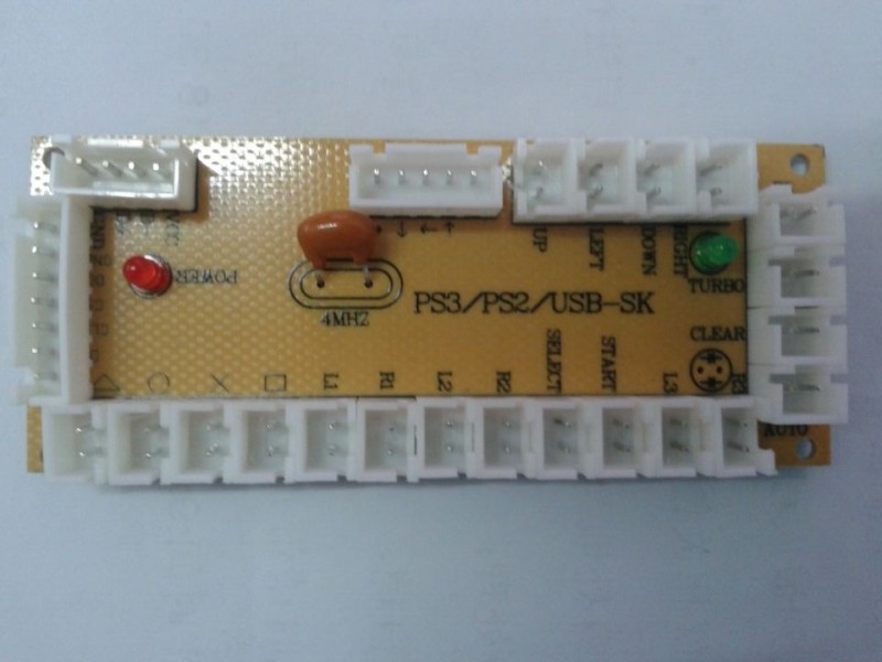 廠傢直供定製街機搖臺線路板拳皇搖桿配件PCPS2PS3無延遲高端芯片工廠,批發,進口,代購