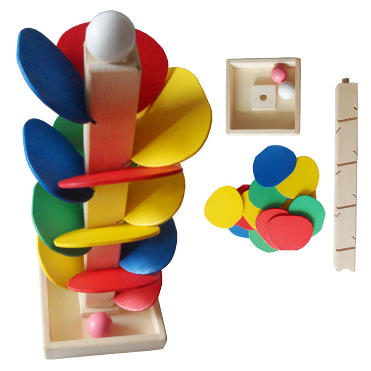 嬰幼兒早教木質玩具 彩虹滾珠 0-7歲兒童益智玩具兒童小遊戲送珠批發・進口・工廠・代買・代購