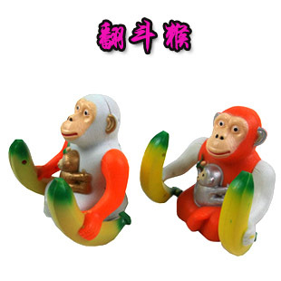 新款會翻跟鬥的猴子 帶燈光音樂 兒童電動音樂玩具翻鬥猴批發・進口・工廠・代買・代購
