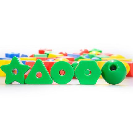 京奇大串珠積木 塑料拼插兒童穿線益智玩具啟蒙早教繞珠3歲以上批發・進口・工廠・代買・代購
