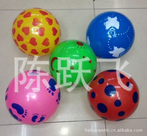 【廠傢直銷】優質PVC噴花球 充氣玩具工廠,批發,進口,代購
