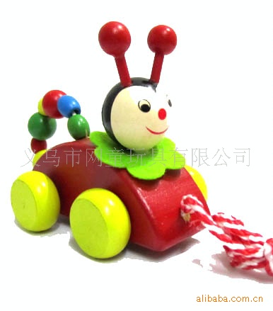 木製玩具 卡通拖拉玩具 拉線玩具 嬰兒玩具批發・進口・工廠・代買・代購