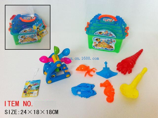 供應8件沙灘桶+配件兒童玩具、.玩沙戲水Sand beach toys工廠,批發,進口,代購