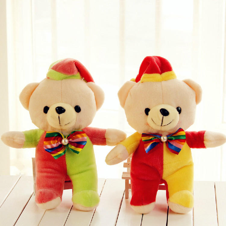 廠傢直銷 批發新款泰迪熊公仔毛絨玩具 創意小醜娃娃聖誕玩偶批發・進口・工廠・代買・代購