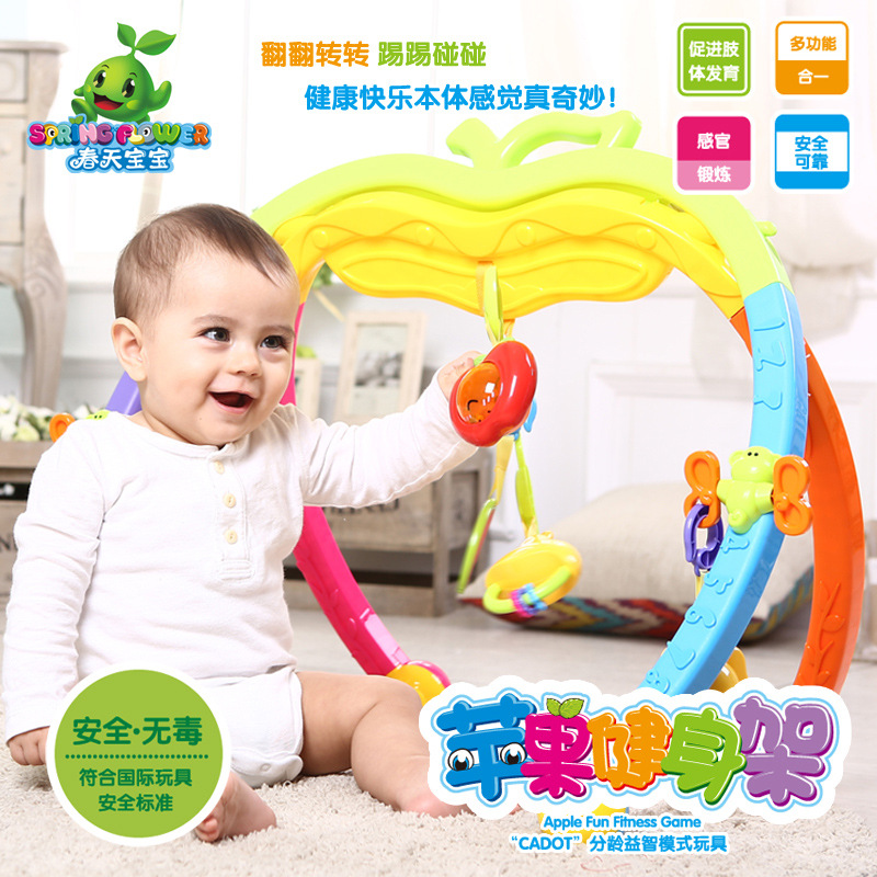 美致春天寶寶蘋果健身架嬰兒玩具搖鈴兒童健身器新生兒玩具0-1歲批發・進口・工廠・代買・代購
