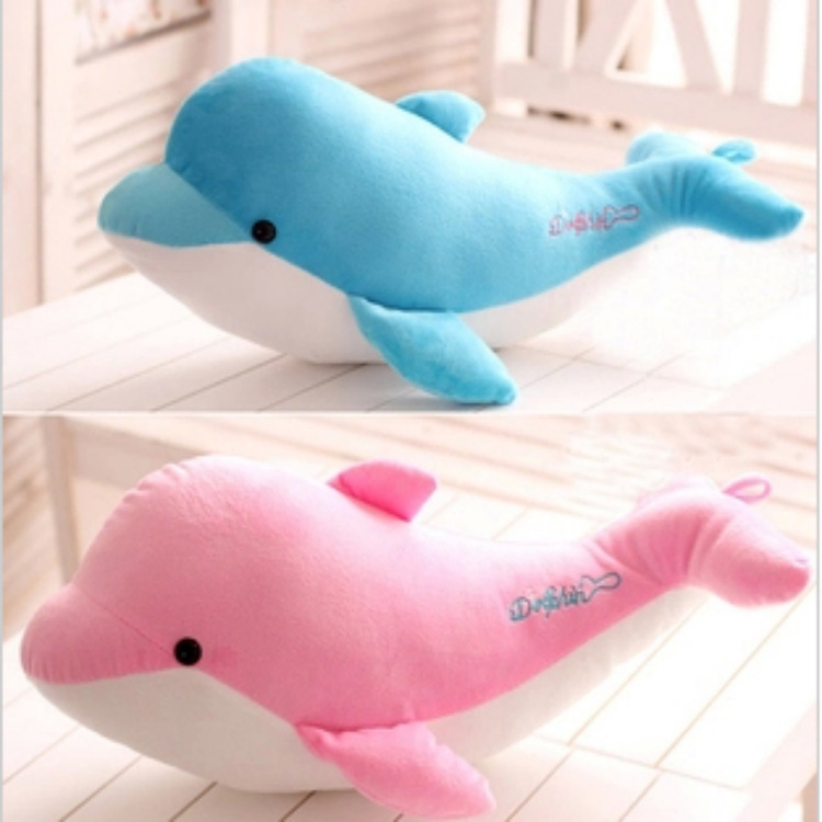 可愛海洋世界 俊秀海豚娃娃 大號毛絨玩具公仔抱枕靠墊情人節禮品批發・進口・工廠・代買・代購