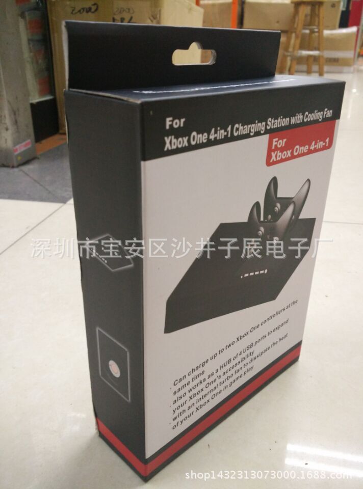 XBOX ONE手柄座充電器 XBOX ONE4合1散熱座充XBOX ONE散熱器風扇工廠,批發,進口,代購