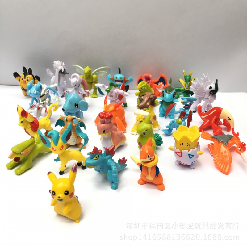 廠傢直銷100款寵物小精靈POKEMON神奇寶貝口袋妖怪公仔玩偶擺件批發・進口・工廠・代買・代購