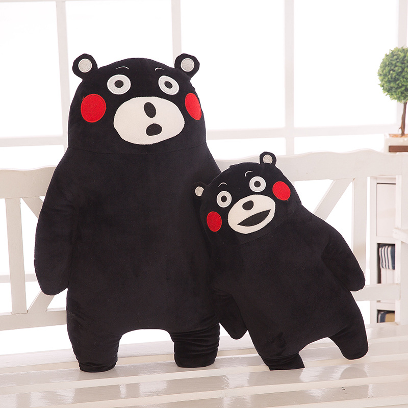 廠傢直銷熊本熊公仔毛絨玩具日本可愛黑熊抱枕生日禮物一件代發批發・進口・工廠・代買・代購