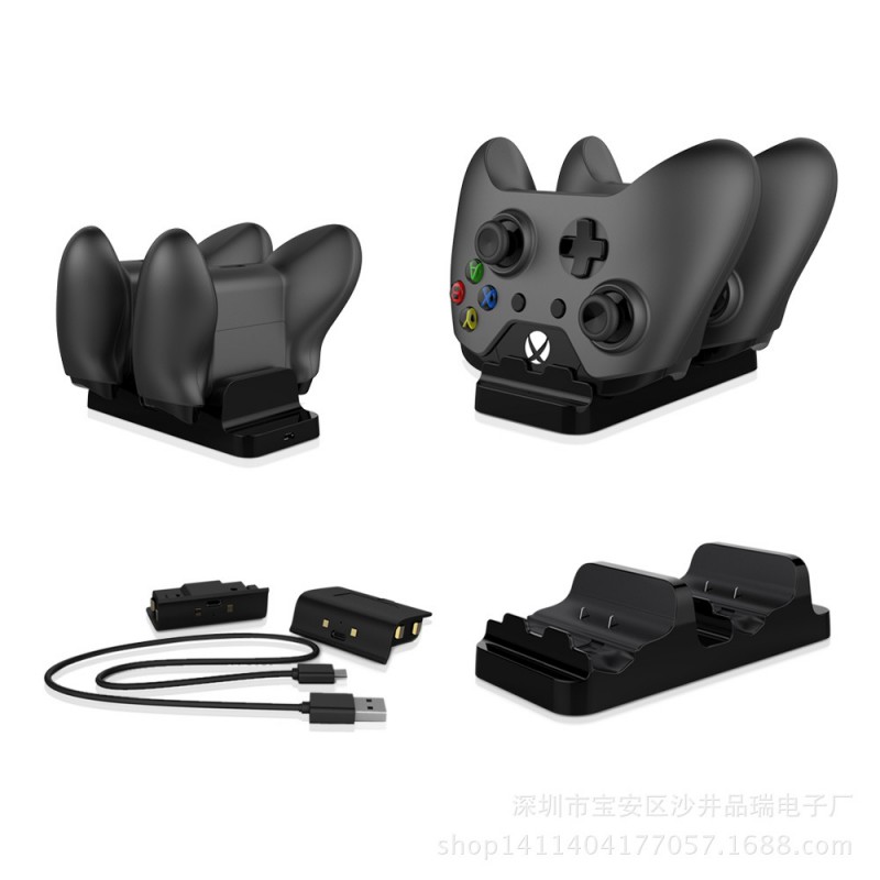 現貨XBOX ONE手柄充電座充 +雙充手柄電池包 Xboxone手柄充電支架工廠,批發,進口,代購