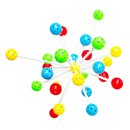 百變插珠幼兒童益智玩具16顆串珠三維立體拼插積木 地攤玩具批發工廠,批發,進口,代購