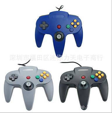 USB N64電腦手柄 PC電腦手柄 n64遊戲手柄 N64手柄 3個色批發・進口・工廠・代買・代購