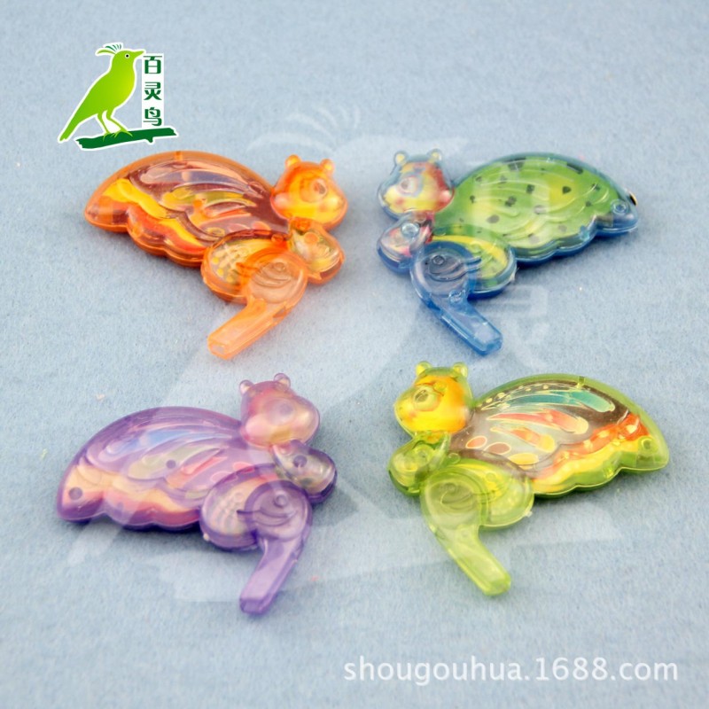 玩具蝴蝶哨 塑料小玩具 兒童玩具 食品包裝玩具批發 昆蟲哨批發・進口・工廠・代買・代購