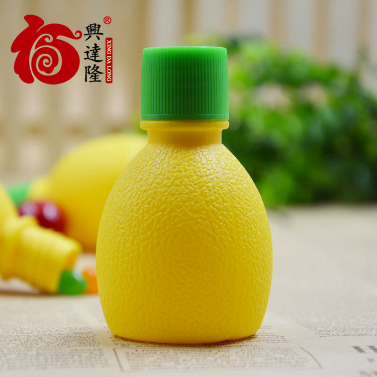 廠傢熱銷 檸檬瓶裝糖玩具 PP黃色檸檬瓶休閒玩具批發・進口・工廠・代買・代購