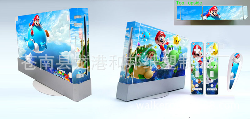 wii 貼膜 貼紙 炫彩貼  個性貼膜 全身  skin sticker 現貨批發・進口・工廠・代買・代購