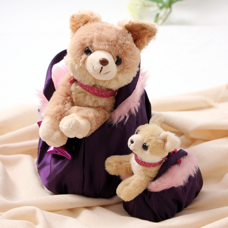 生日禮物 創意兒童卡通毛絨玩具 泰迪熊小熊玩偶送手提包挎包批發・進口・工廠・代買・代購
