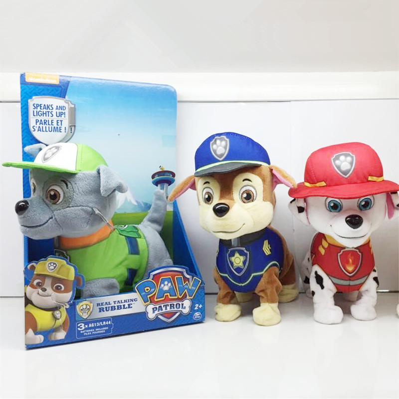 美國Paw Patrol 電動狗狗巡邏隊毛絨玩具 觸摸會叫會唱歌走路工廠,批發,進口,代購