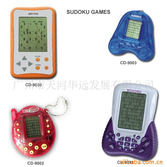 供應數獨遊戲機，SUDOKU Game，電子遊戲機工廠,批發,進口,代購