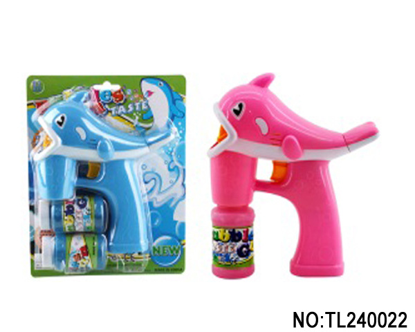 益智玩具 兒童玩具批發 電動趣味海豚泡泡槍（雙瓶）帶燈光TL2400工廠,批發,進口,代購