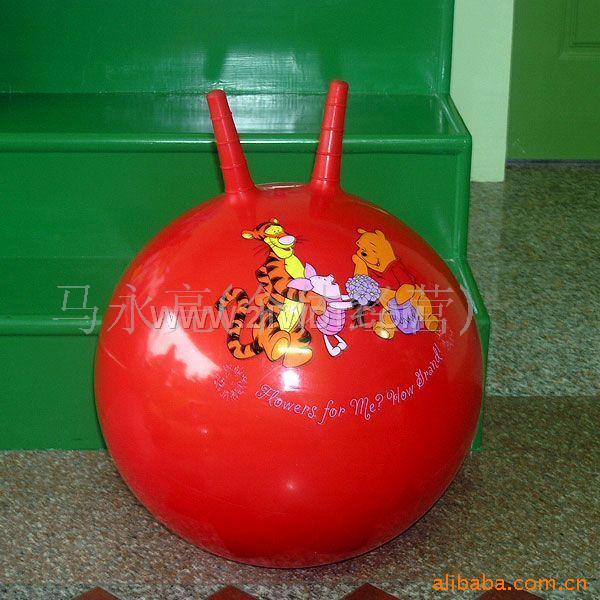 兒童玩具 羊角球 卡通圖案PVC羊角球 45CM充氣跳跳球批發・進口・工廠・代買・代購