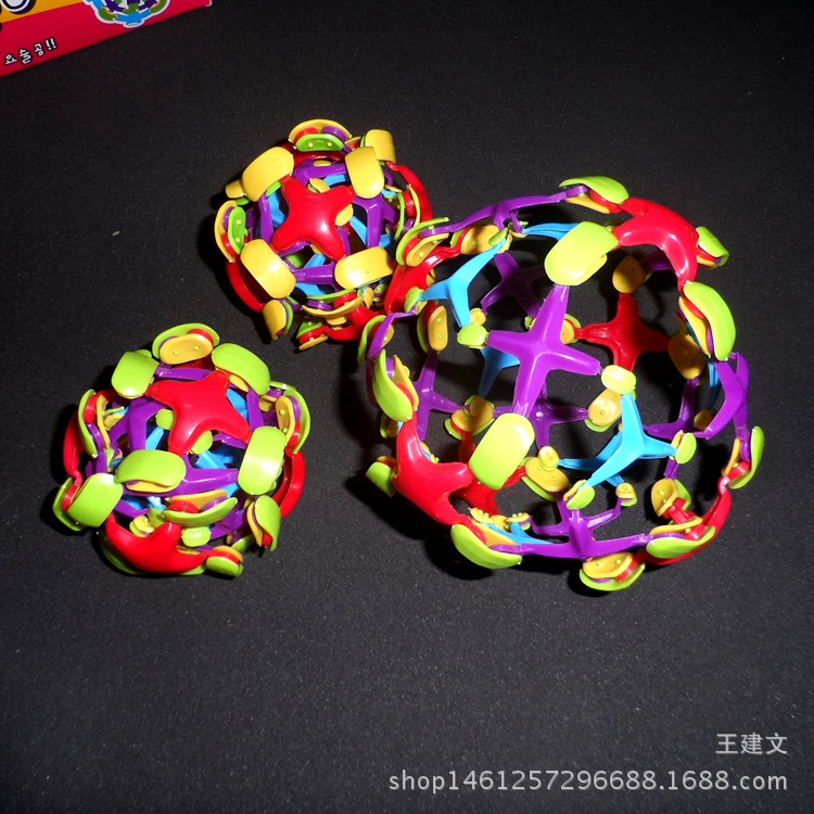夜市地攤熱賣兒童神奇玩具球魔術球定做塑料伸縮球百變開花球批發批發・進口・工廠・代買・代購