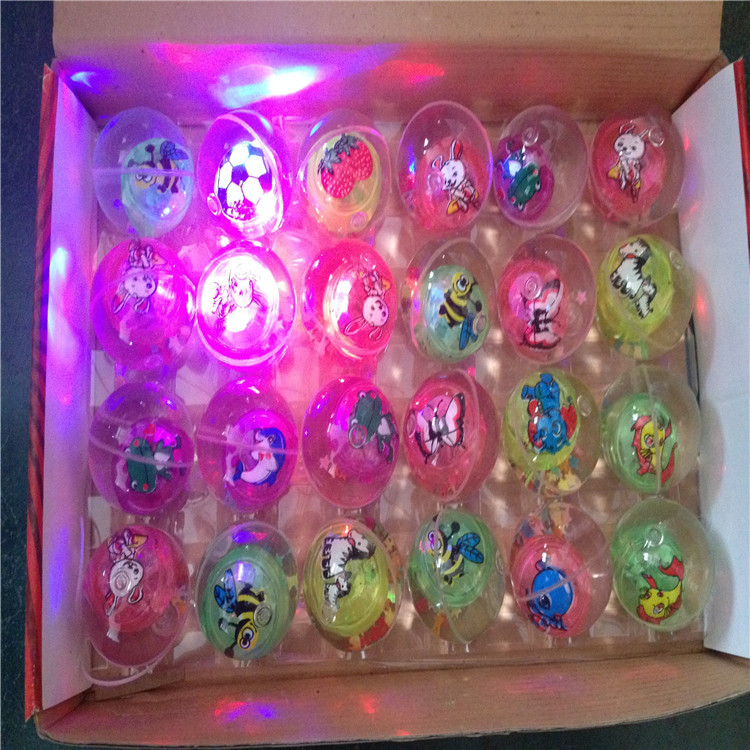 4.5cm透明水球 發光跳跳球 彈力球 地攤熱賣兒童發光玩具球批發・進口・工廠・代買・代購