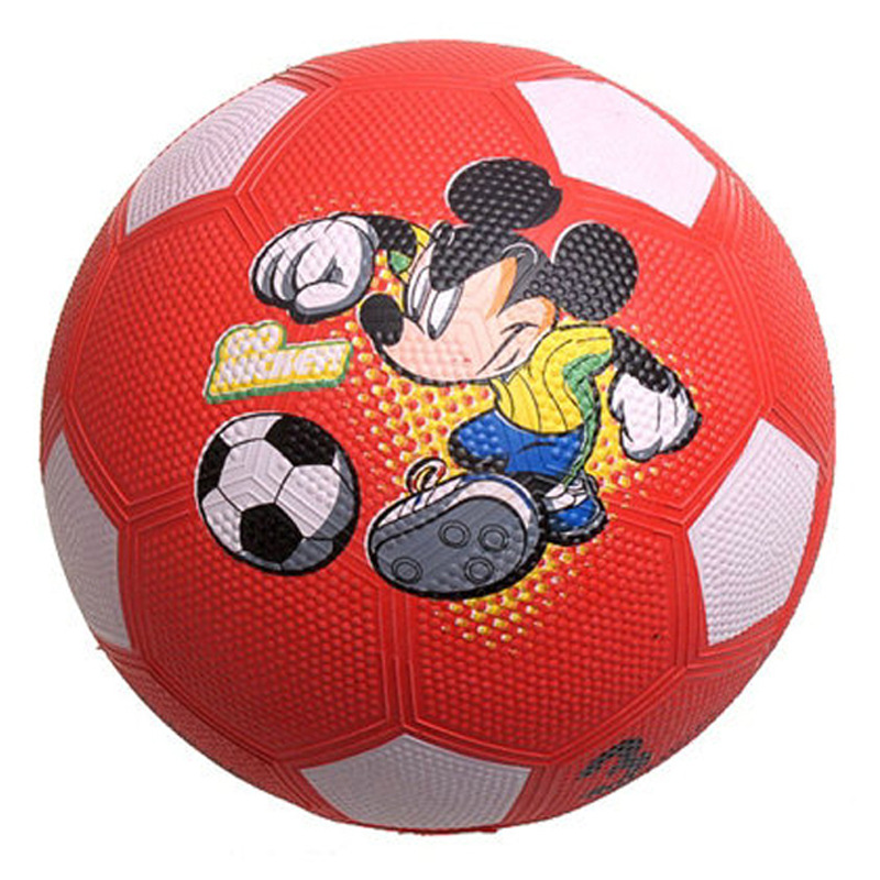 正品迪士尼兒童3號足球 橡膠 籃球 卡通 小孩 米奇  DA2004-A批發・進口・工廠・代買・代購