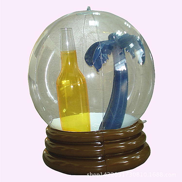 PVC充氣沙灘球 無印刷透明磨砂球 充氣玩具 酒吧婚禮裝飾道具球工廠,批發,進口,代購